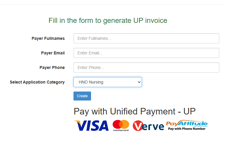 CONSSOKOTO ND/HND Admission Form Portal