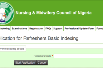apply for NMCN foreign trained nurse basic indexing