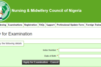 Apply for NMCN Examination