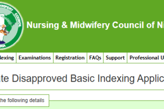 Update NMCN Disapproved Application