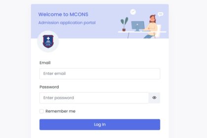 MCONS Admission Application Portal